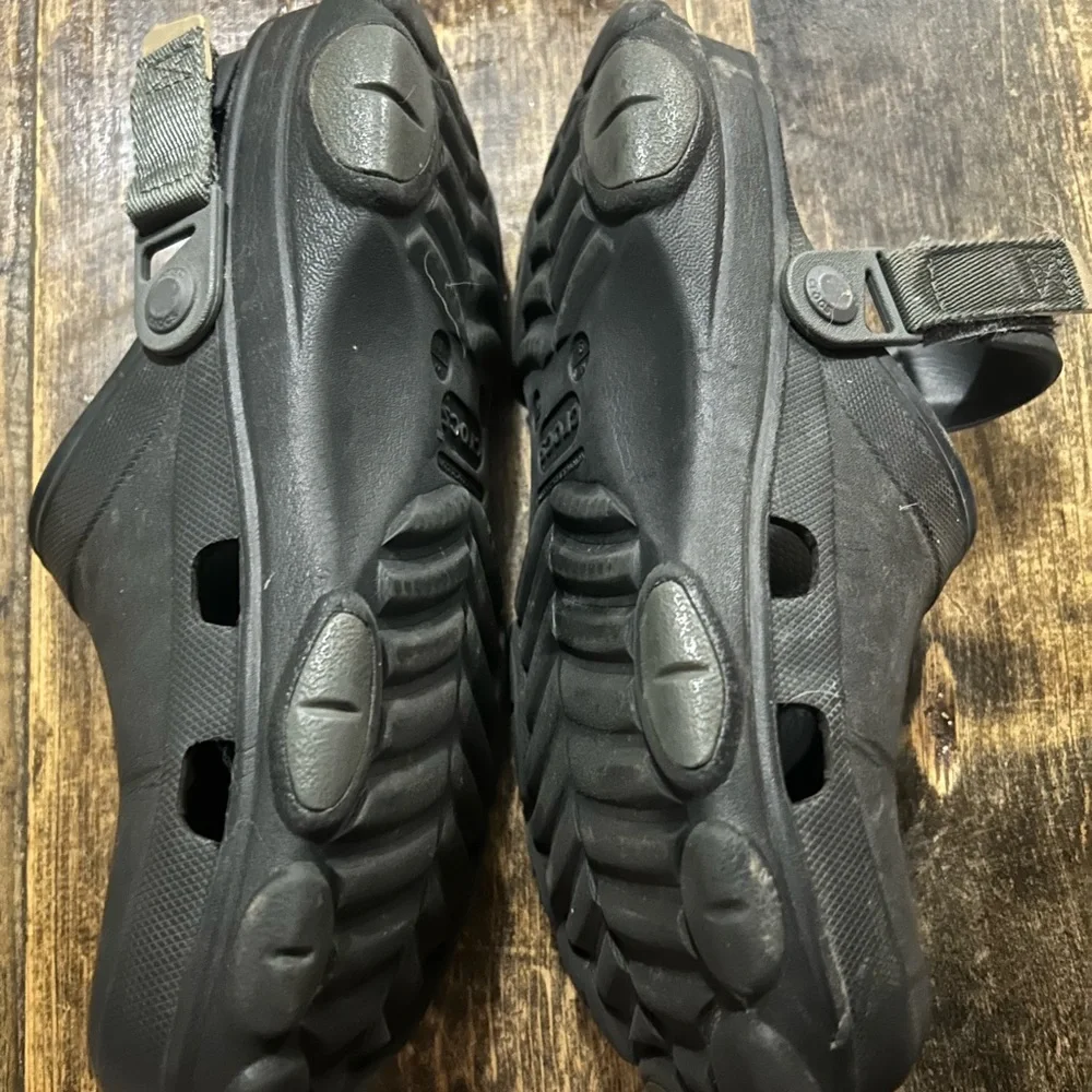 Crocs Mens Classic All Terrain‎ Clog Black Size Mens 9 Womens 11